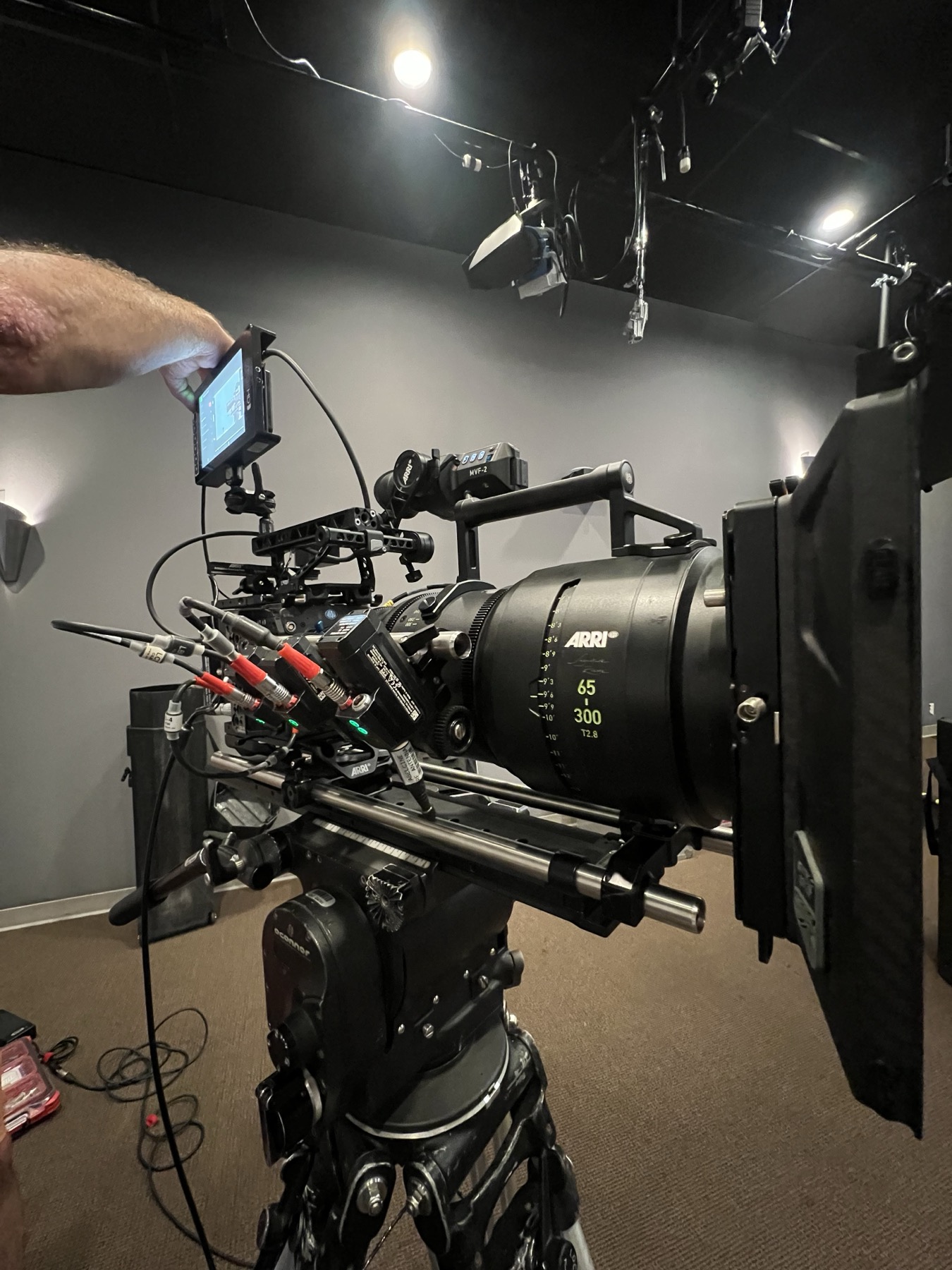 ARRI 65-300mm zoom on a fully rigged camera